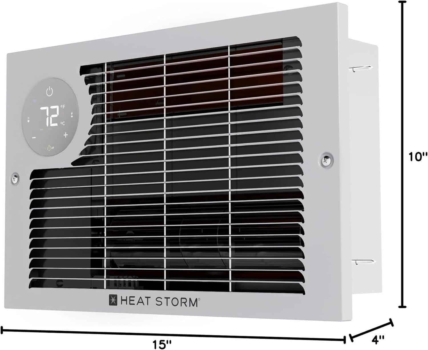 image:imageHeat Storm 1500 Watt Electric InWall Heater with WIFI