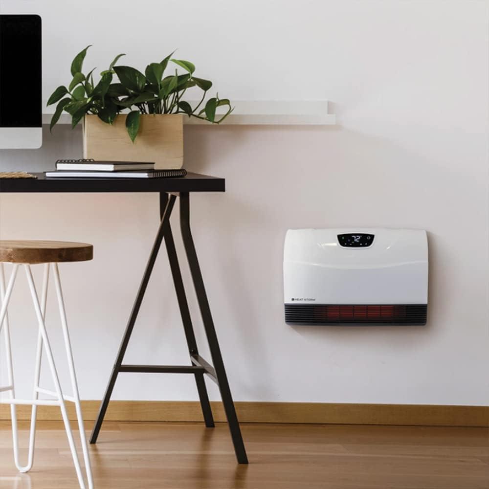 image:imageHeat Storm HS1500PHXWIFI Infrared Heater Wifi Wall MountedWhite
