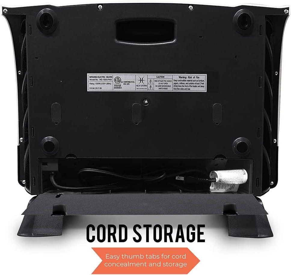 image:imageHeat Storm HS1500PHXWIFI Infrared Heater Wifi Wall MountedWhite