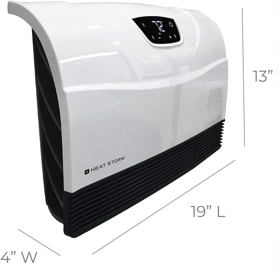 image:imageHeat Storm HS1500PHXWIFI Infrared Heater Wifi Wall MountedWhite