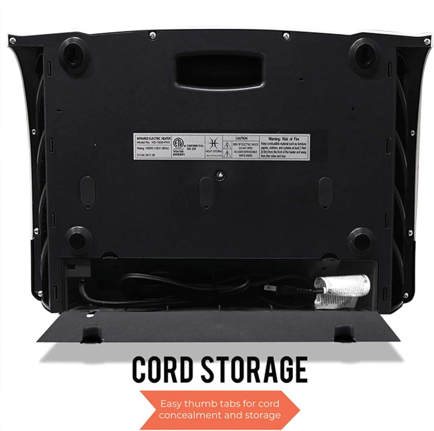 image:imageHeat Storm HS1500PHXWIFI Infrared Heater Wifi Wall MountedWhite