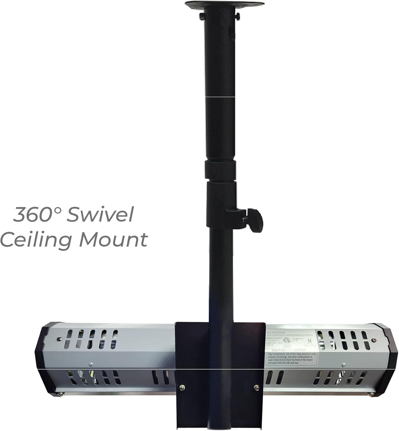 image:imageHeat Storm Tradesman 1500 Watt Infrared Heater Tripod Combo RemoteHeater tripod Ceiling mount wall mount