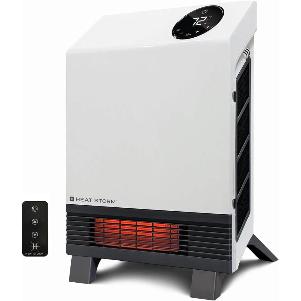 image:imageHeat Storm HS1000WXWIFI Infrared WiFi Heater 1000 WattWith Feet