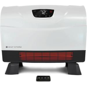 NEW Touch Screen – 1500 Watt ~ Infrared Space Heater ~ Wall Mounted ~ Wifi Enabled Grey with WIFI(White)